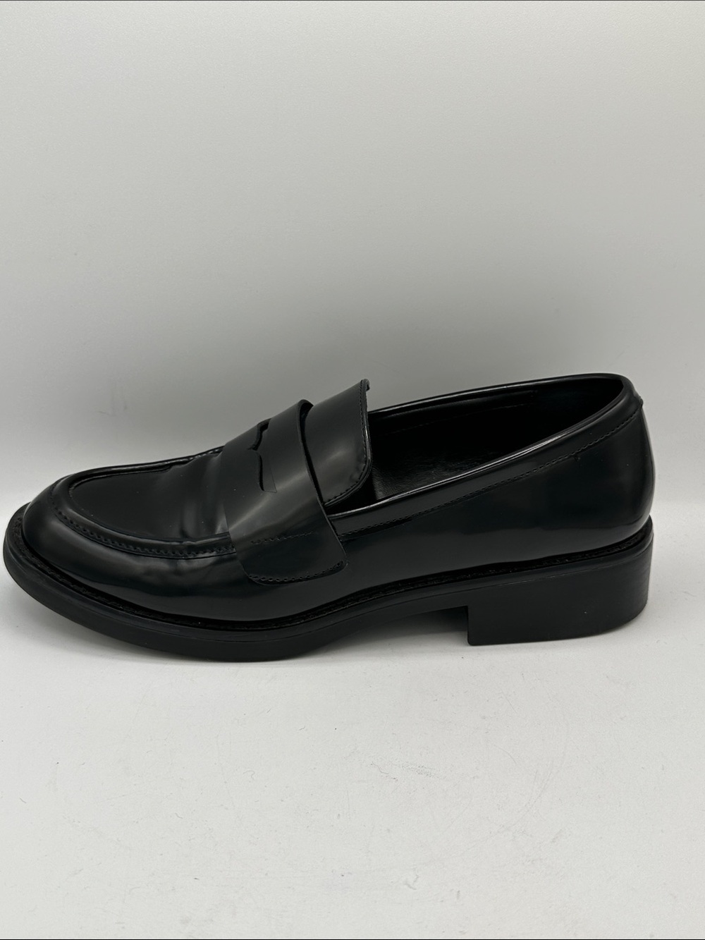Madden Girl black Cecilly penny loafers, size 7M - Picture 3 of 9